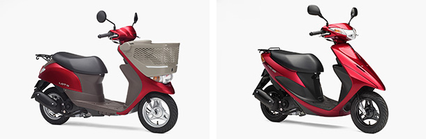 スズキ、新型50ccスクーター「レッツバスケット」と「アドレスV50」を発売