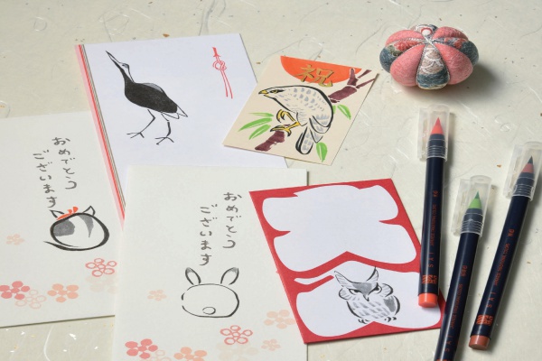 筆ペンでかわいい鳥獣戯画風イラストを描いてみよう エイ出版社